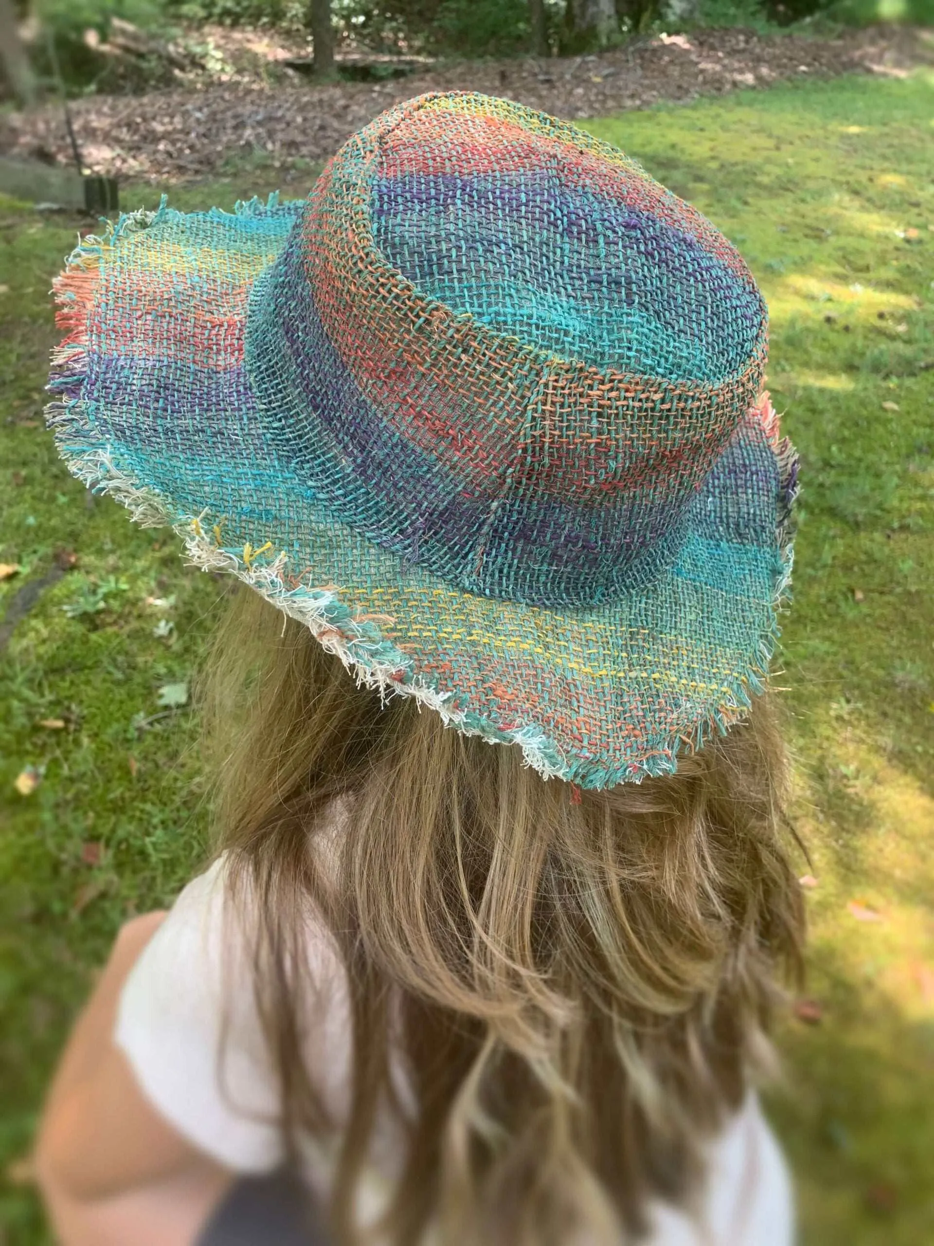 Hemp Hat - Multi-Color Rainbow Stylish and Eco-Friendly Sun Protection