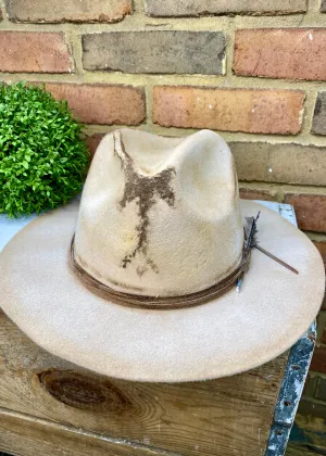 Pop's Hand Distressed Hat