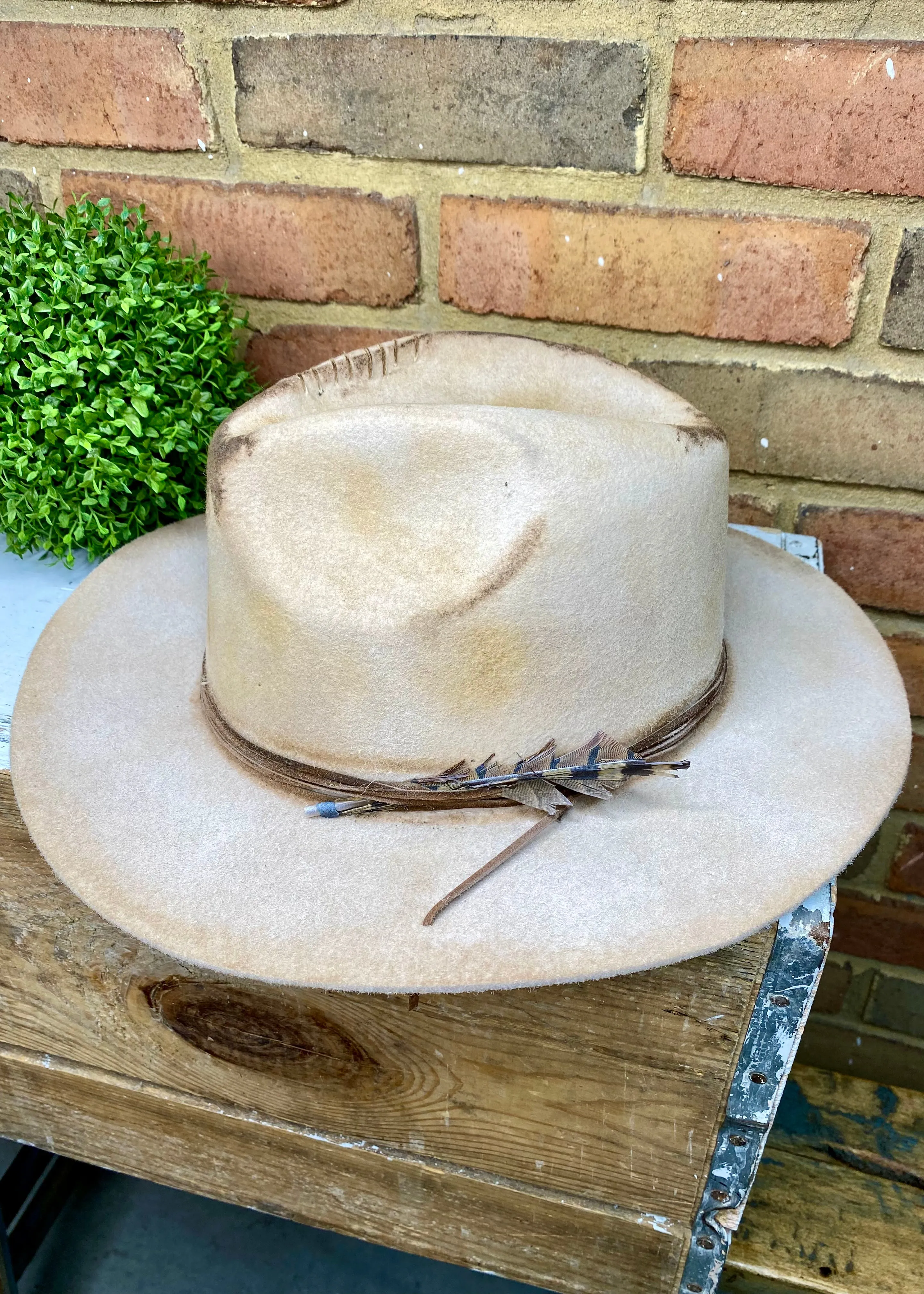 Pop's Hand Distressed Hat